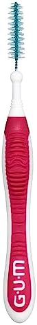 GUM Proxabrush Go-Betweens - Moderate - Interdental Brushes - Soft Bristled Dental Picks for Plaque Removal Health - Safe for Braces & Dental Devices, 10ct (Pack of 6)