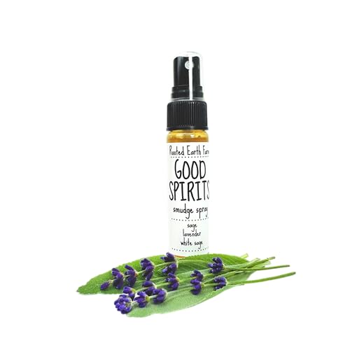 Good Spirits Smudge Spray - 1 fl oz - White Sage Smudging Spray - Crystal Cleansing