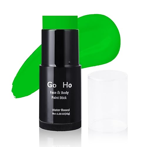 Go Ho Orange Face Paint Stick,Water Based Washable Face Body Paint Stick,Non-toxic Full-coverage Cream Body Paint for Adults Children Halloween Cosplay SFX Tiger Pumpkin Makeup