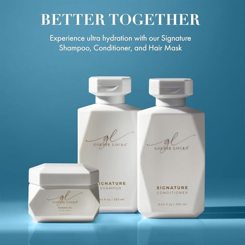 Goldie Locks Ultra Hydrating Hair Mask – Deeply Restores Hydration, Prevents Damage, Protects Color, Reduces Frizz, Strengthens, Nourishes and Revitalizes Shine – 6.8 Fl Oz (Packaging May Vary)