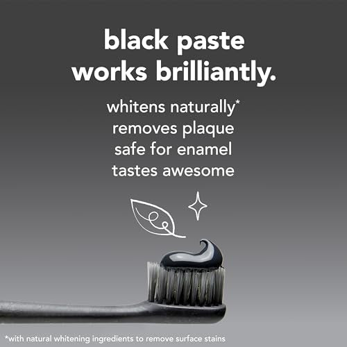 Hello Activated Charcoal Toothpaste, Fluoride Free with Activated Charcoal, Teeth Whitening Toothpaste with Fresh Mint and Coconut Oil, No SLS, Vegan, Gluten Free, 3 Pack, 4 OZ Tubes