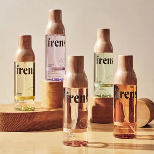 Being Frenshe Hair, Body & Linen Mist Body Spray with Essential Oils - Cashmere Vanilla - 5 fl oz