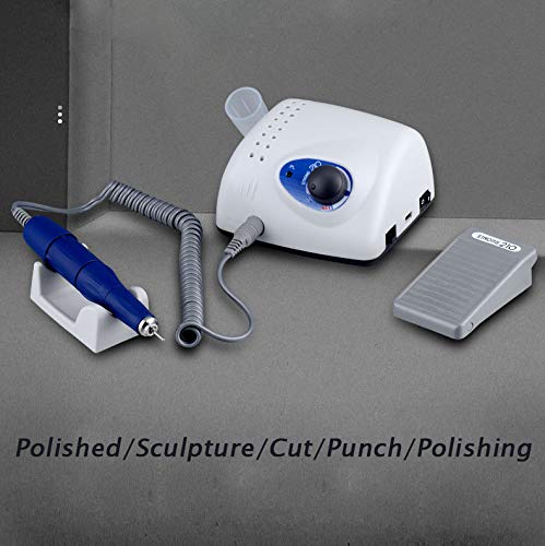 Goluao-Professional 35000RPM Nail Drill Polisher Acrylic Electric Nail Files Machine Drill Bit Finger Toe Nail Care Supplies Set Home Salon Equipment