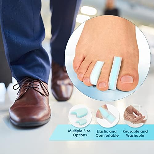 12 Packs Foam Toe Separator,Toe Gasket-Redress Overlapping Toes, Prevent Friction and Release Pressure, Relieve The Pain Caused by Bunions