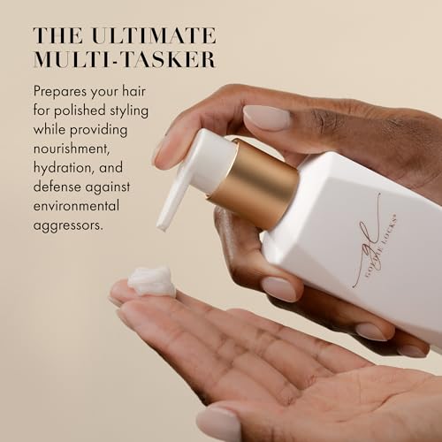 Goldie Locks Ultra Hydrating Leave-In Conditioner that Strengthens Hair, Detangles Unruly Hair, Provides All Day Hydration, UV Protection, Moisturizes, Frizz Control, Extension & Color Safe, 5.1 Fl Oz