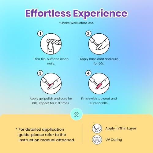 Beetles Gel Nail Polish Set - 63 PCS 55 Colors Summer Gel Polish Kit with 5 Bottles of Base and Glossy Matte Top Coat Soak off Nail Polish Set Pink Green Blue Red Collection Gifts for Women&Girls