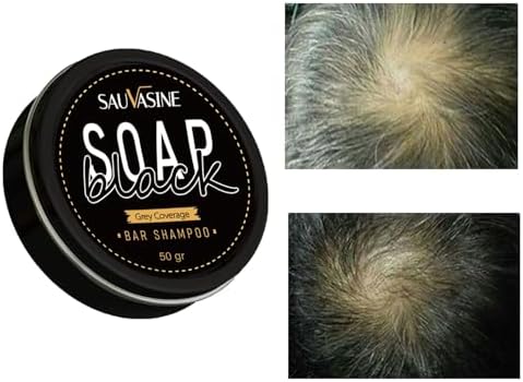 Gray Hair Reverse Shampoo Bar,Black Hair Soap for Deep Clean The Scalp Grey for Unisex Shampoo Soap for Women and Men