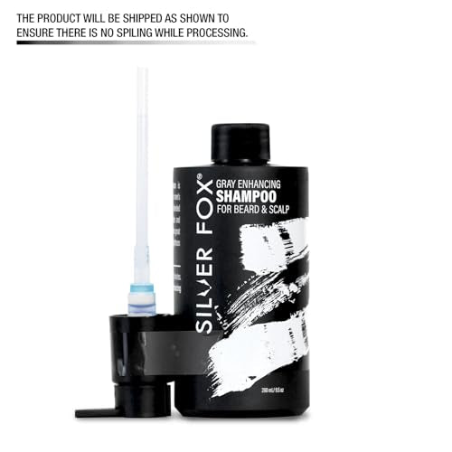 Godefroy Silver Fox Gray Enhancing Beard Brightener For All Hair Types, Leave-In Conditioner Moisturizing Treatment for Gray & Silver Hair Non-Greasy Lightweight for Men’s Beard & Scalp 3 OZ