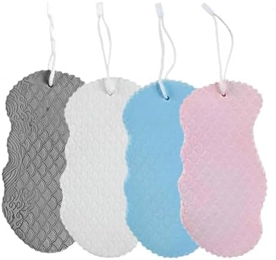 Bemarosa Sponge, Korean Skin Scrubber, Soft Exfoliating Bath Sponge, 2 or 4 Count, White, Pink, Gray, Blue, PVA, Polyvinyl Alcohol, Exfoliating