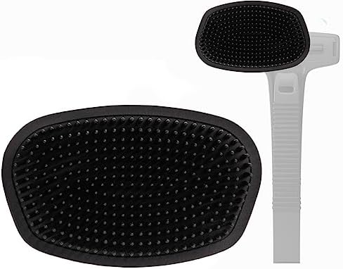 Bearback Body Scrubber Attachment: Premium Silicone Scrub Brush for Bath & Shower. Fits Original Bearback Handle. American Small Business