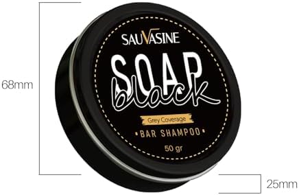 Gray Hair Reverse Shampoo Bar,Black Hair Soap for Deep Clean The Scalp Grey for Unisex Shampoo Soap for Women and Men