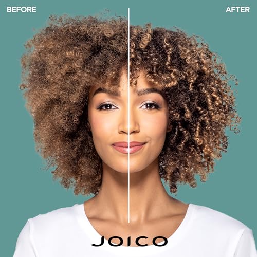 Joico Curls Like Us Smooth & Bounce Curl Hydrating Foam | For Curly Hair | Reduce Frizz | Enhance Curl Patterns | 72-Hour Humidity Protection | With Moringa Seed & Algae Oil | 6.7 Fl Oz