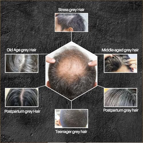 Gray Hair Reverse Shampoo Bar,Black Hair Soap for Deep Clean The Scalp Grey for Unisex Shampoo Soap for Women and Men