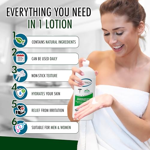 GLY MIRACLE Moisturizing Body Cream Lotion, 16 ounce - Non-Greasy Skin Humectant for Extremely Dry Skin, Hands, Body, and Feet, Fragrance-Free with Pure Glycerin for Nourishing Hydration.