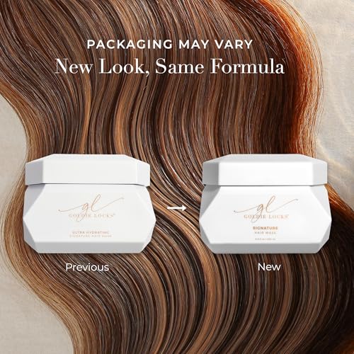 Goldie Locks Ultra Hydrating Hair Mask – Deeply Restores Hydration, Prevents Damage, Protects Color, Reduces Frizz, Strengthens, Nourishes and Revitalizes Shine – 6.8 Fl Oz (Packaging May Vary)