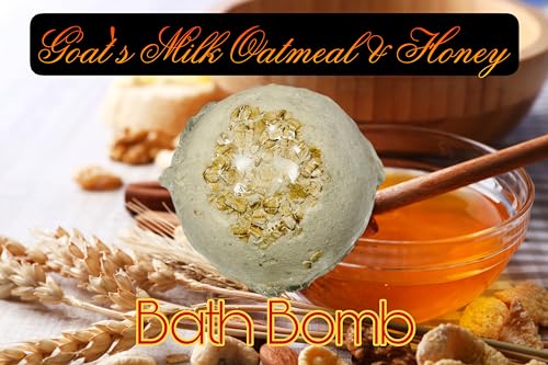 Goat's Milk Oatmeal and Honey Luxury Bath Bombs