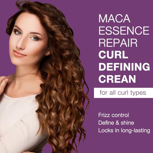 Karseell Curling Perfection Curl-Defining Cream essence repair All Curl Types & Hair Textures, Paraben-Free, 200ML(6.78oz)