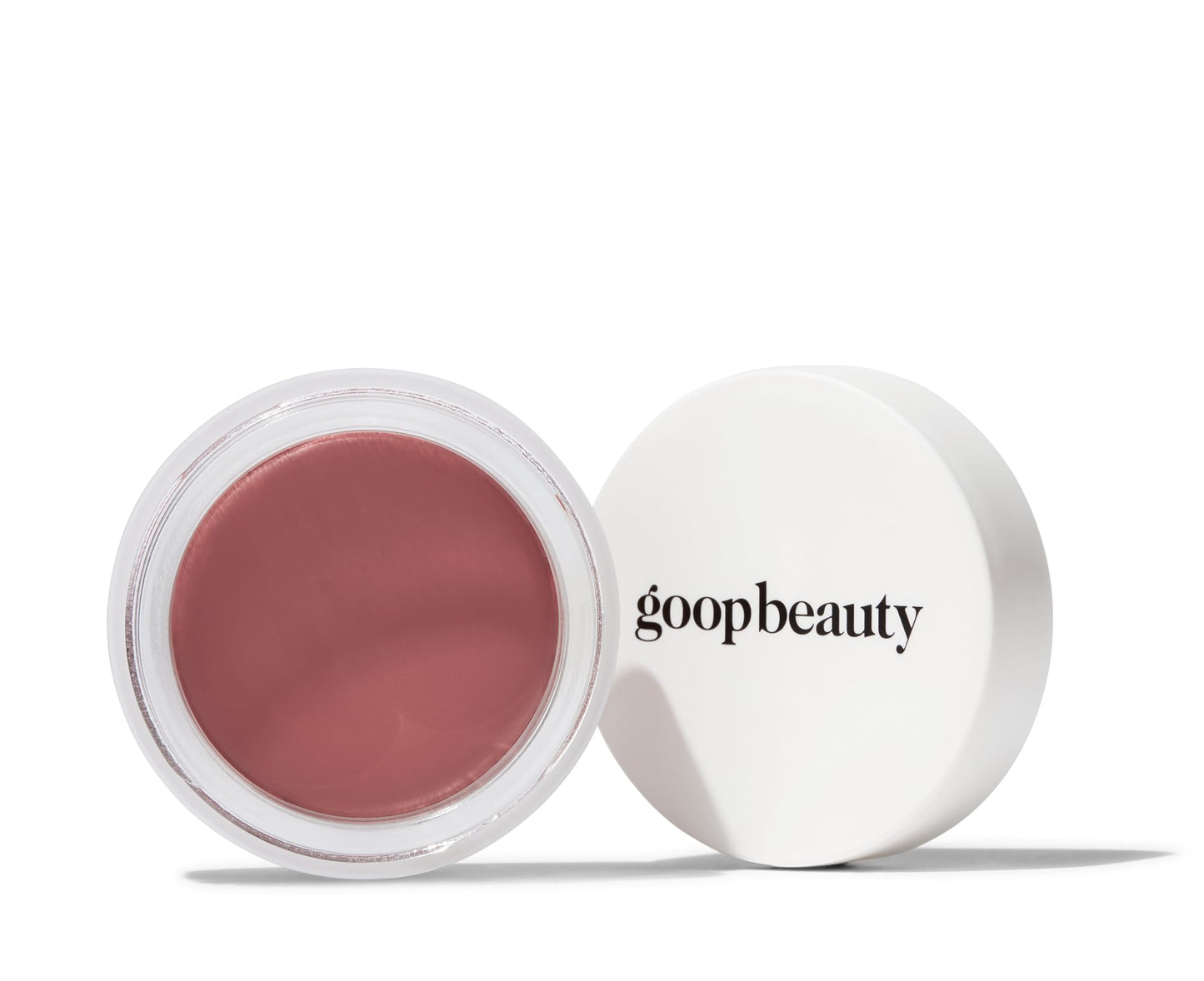 goop Beauty Cream Blush | Sheer Pop of Color for Lips & Cheeks | Vitamin C, Vitamin E & Safflower Oil | Natural Makeup for Glowing Skin | 0.5 oz | Velvelteen - Sheer Mauve