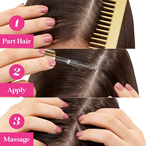 Grande Cosmetics GrandeHAIR Hair Enhancing Serum for Men and Women, Promotes Thickness in Thinning Hair, Safe for Color Treated Hair