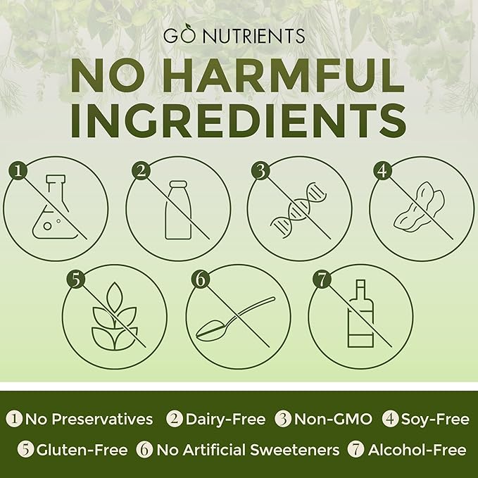 Go Nutrients Liquid Vitamin D3 Drops + Immune Booster - Combat Seasonal Stressors and Stimulate Your Immune System