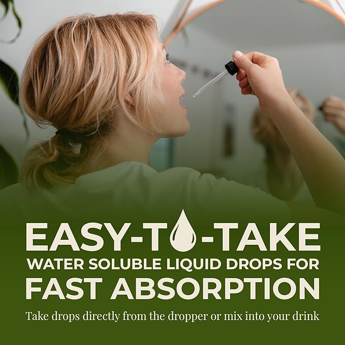 Go Nutrients Liquid Vitamin D3 Drops + Immune Booster - Combat Seasonal Stressors and Stimulate Your Immune System