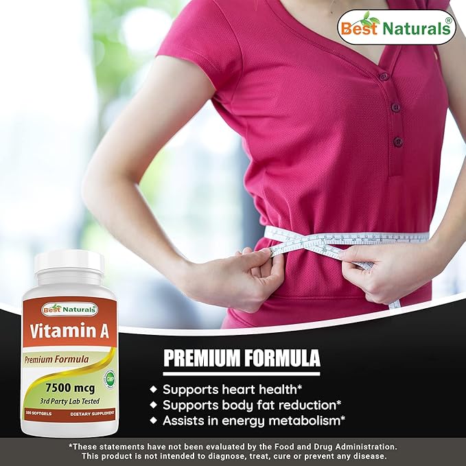 Best Naturals MK-7 Vitamin K2 100 mcg & Vitamin A 25000 IU