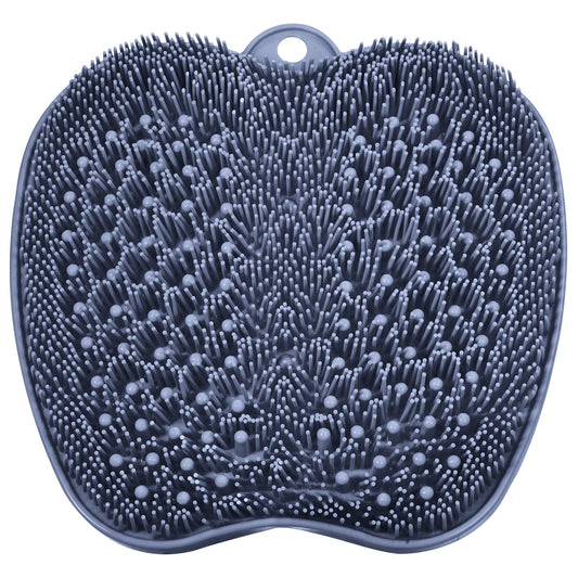 BESKAR 2Pack Shower Foot Scrubber Mat, Foot Scrubbers for Use in Shower, Cleaning & Exfoliating Your Feet No Bend