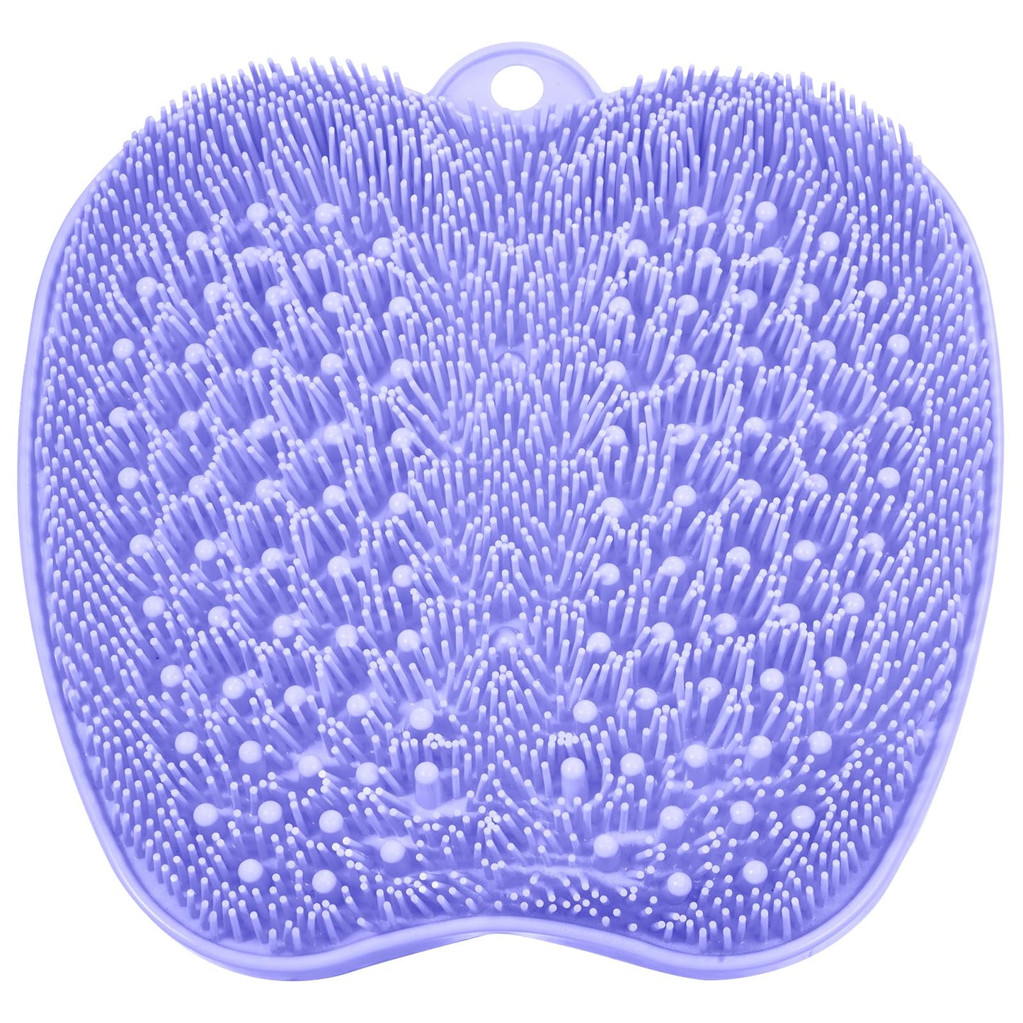 BESKAR Shower Foot Scrubber Mat with Non-Slip Suction Cups, Foot Spa Brush for Cleaning & Exfoliating Your Feet No Bend, Foot Points Reflexology Mat for Relax Your Feet