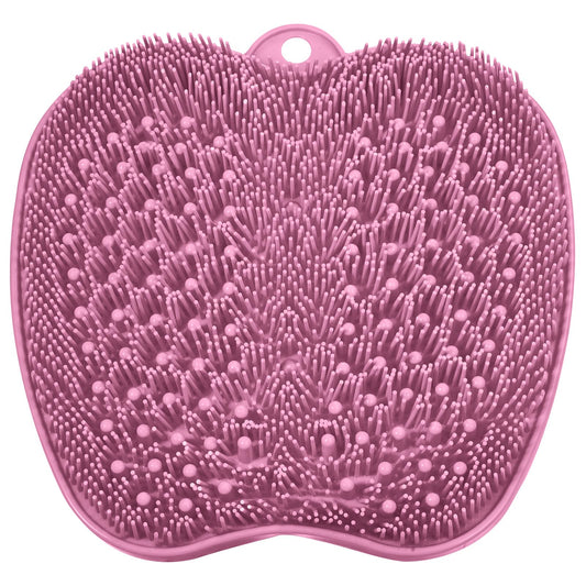 BESKAR Shower Foot Scrubber Mat with Non-Slip Suction Cups, Foot Spa Brush for Cleaning & Exfoliating Your Feet No Bend, Foot Points Reflexology Mat for Relax Your Feet