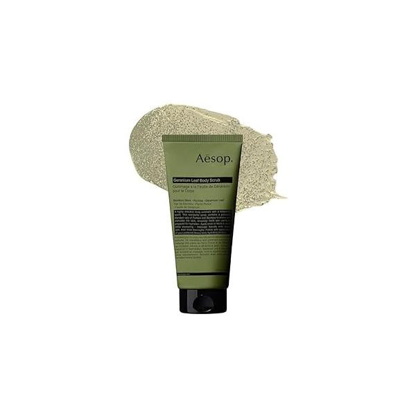 Aesop Geranium Leaf Exfoliating Body Scrub | Smooth, Soft, Hydrated Skin 6.2 oz / 180mL