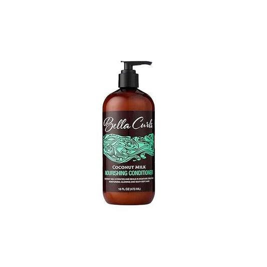 Bella Curls Coconut Milk Nourishing Conditioner, 16 Oz