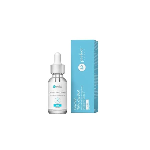 Glycolic Acid 50% Gel Peel - Enhanced with Retinol & Green Tea Extract (Professional Skin Peel)1 ounce