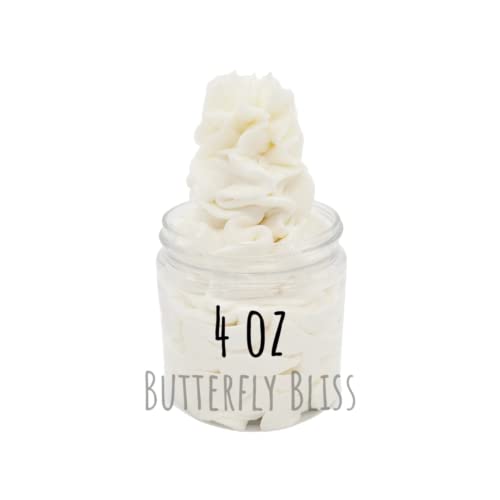 Honeysuckle Whipped Body Butter, natural lotion, organic, 4oz jar, made with shea butter, mango butter, coconut oil, almond oil