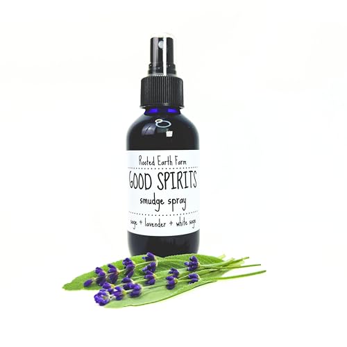Good Spirits Smudge Spray - 4 fl oz - White Sage Smudging Spray - Room Cleansing - Sage Spray