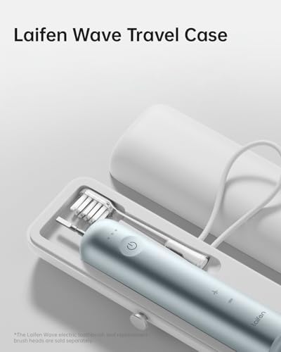 Laifen Wave Electric Toothbrush Travel Case (White), Lightweight, Hygienic, Easy-to-Clean, Compatible Only Wave, Not Compatible with Wave Special