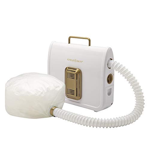 Gold N Hot Professional Ionic Soft Bonnet Hair Dryer | Reduce Frizz for Natural, Healthy-Looking Hair