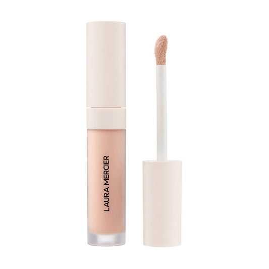 Laura Mercier Real Flawless Weightless Perfecting Serum Concealer, Long-Lasting, Waterproof, & Crease-Proof Wear, Buildable Coverage, Oil-Free, 1N1 - Light with neutral undertones