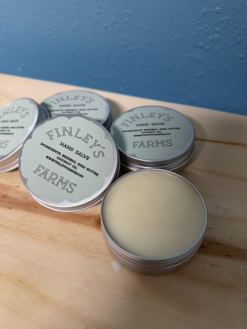 Goat's Milk Soap, Hand Salve, Beeswax Lip Balm Gift Set (Oatmeal and Honey)
