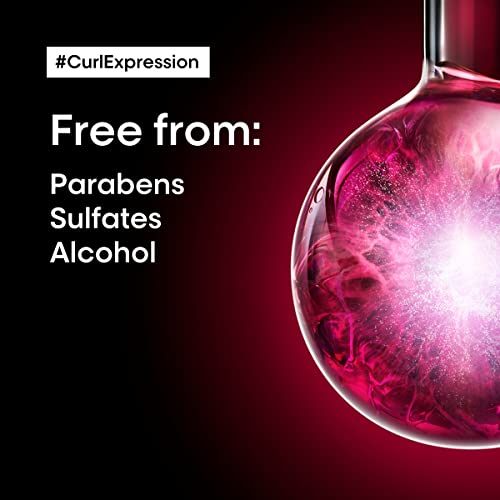 L'Oréal Professionnel Paris Curl Expression 10-in-1 Mousse - Multi-Benefits For Curly and Coily Hair - Defines and Strengthens Curls With Heat Protection, Silicone, Paraben and Alcohol-Free