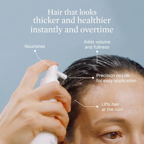 Better Not Younger - Lift Me Up Hair Thickener Spray 6fl.oz. for Women Over 40, Helps in Volumizing, Nourishing Scalp, Adds Texture for Visibible Fuller Hair - Non-Sticky