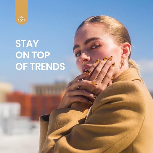 Beetles Gel Nail Polish with Blooming Gel - 5 Colors Gel Polish White Wine Brown Color Nail Polish Set Amber Attraction 1pcs Clear Blooming Polish Soak Off Uv Nail Art Gfit Set for Women