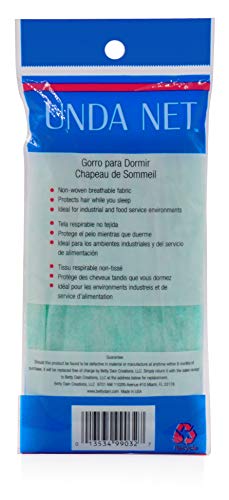 Betty Dain Unda Net Sleep Cap/Hairnet, Non-Woven Breathable Fabric, Protects Hair While You Sleep, Ideal for Industrial and Food Service Environments, Standard, 24 Per Pack
