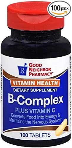 GNP Vitamin Health B-Complex Plus Vitamin C (100 Tablets)