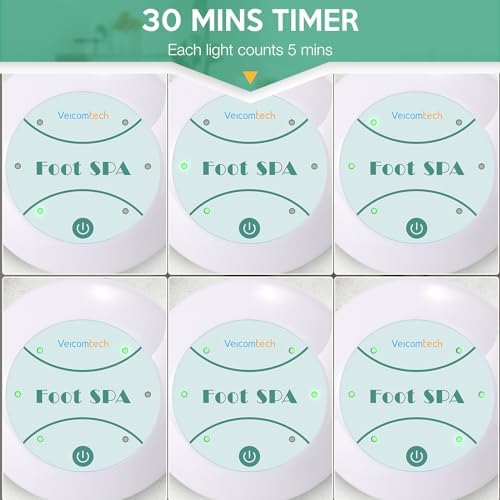 Ionic Detox Foot Bath Machine, Foot Detox Spa Ion Cleanse Chi Machine for Home Use Beauty Club Salon, Regain Health & Vitality with 5 Liners （Tub Not Include）
