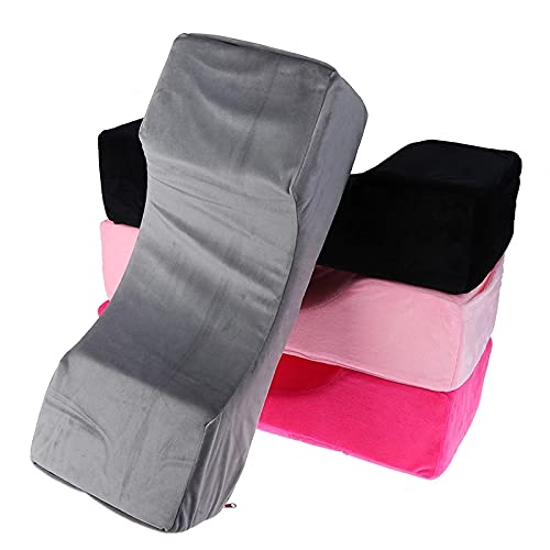 HOKY, Lash Pillow Neck Support Eyelash Pillow Soft Grafting Eyelashes Memory Foam Eyelash Extension Pillow With Pocket Makeup Salon (Pink)