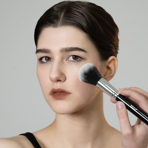 BEILI Makeup Brushes 30Pcs Professional Makeup Brush Set Premium Synthetic Kabuki Foundation Blending Brush Face Powder Blush Concealers Eye Shadows Make Up Brush Set (Black)