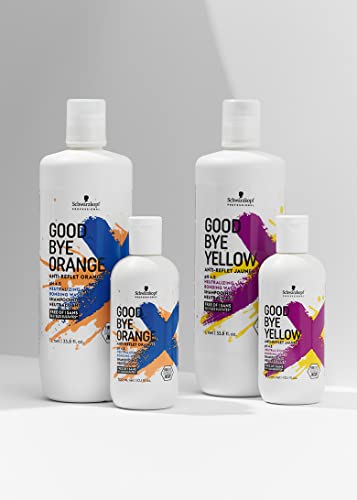 GOODBYE YELLOW Neutralizing Wash Shampoo – Color Balancing for Brassy and Yellow Tones – Cleansing Vegan Hair Care with Purple and Blue Pigments