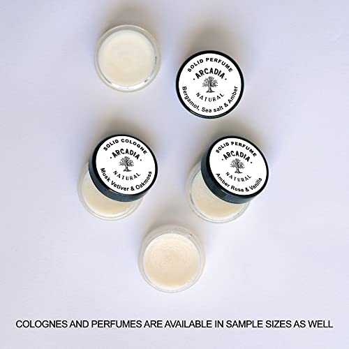 Jasmine, Rose and Bergamot - Handcrafted with natural oils and butters, Vegan and alcohol-Free perfume