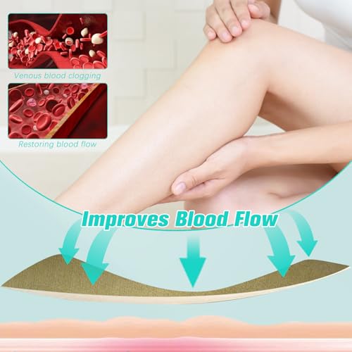 LegRenew Varicose Veins Patch,Professional Relief for Varicose Veins in The Legs，Natural Improvement Spider Veins Patch（2PCS)