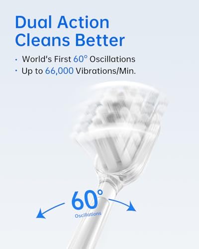 Laifen Wave Electric Toothbrush, Oscillation & Vibration Sonic Electric Toothbrush for Adults with 3 Brush Heads, IPX7 Waterproof ADA Accepted Travel Powered Toothbrush (Aluminum Alloy)